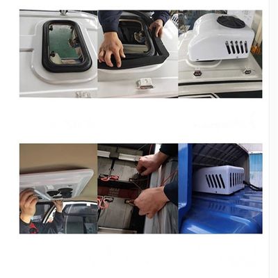 Электрическое отопление и охлаждение 12в 24в Автомобиль Транспортный автомобиль Грузовик фургон Кабина На крыше RV трактор AC